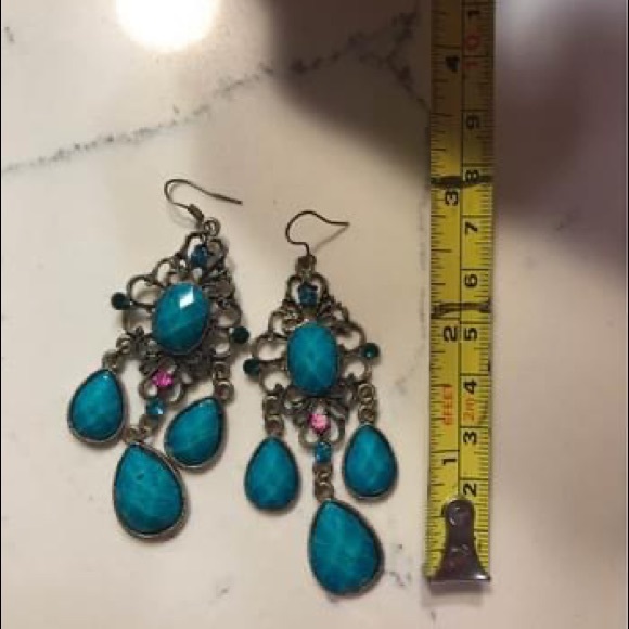 Earring blue - Picture 3 of 3